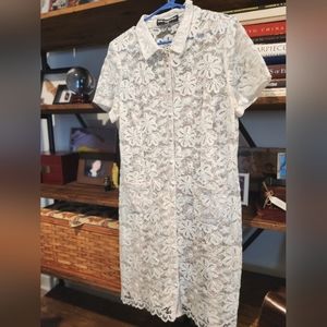 KARL LAGERFELD Vintage-Style Lace Dress